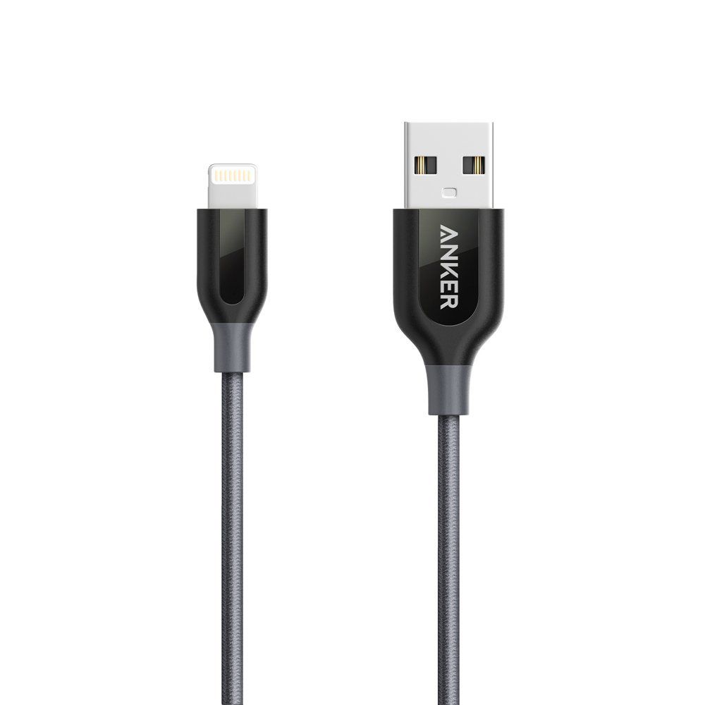 Cáp Lightning Anker Powerline+ - Dài 1.8m - A8122 - Đen