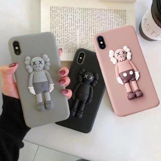 Cartoon Phone Case Samsung Note 9 8 S8 S9 S10 Plus Cover Samsung A50 A70 A10 A20 A30 Cute KAWS Doll Casing