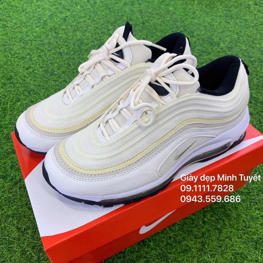 [ Hàng có sẵn ] Giày Air_Max97_Trắng Sữa Nam Nữ giá tốt rẻ nhất thị trường Sneaker toàn quốc | BigBuy360 - bigbuy360.vn