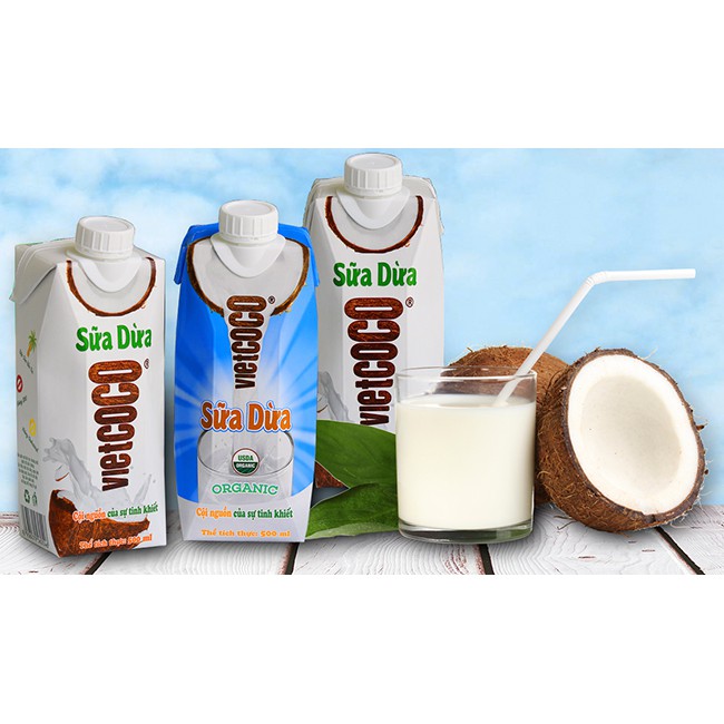 Sữa Dừa Organic 500ml- VietCoCo