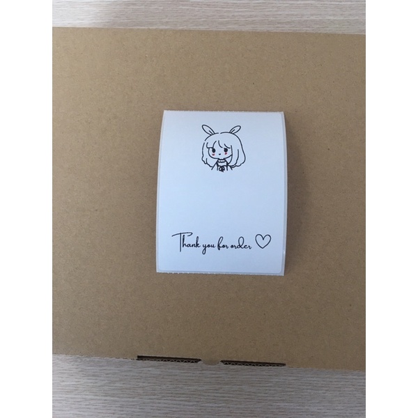 20 tem decan dán niêm phong thank you dán cạnh hộp hàng  Huyền Ori