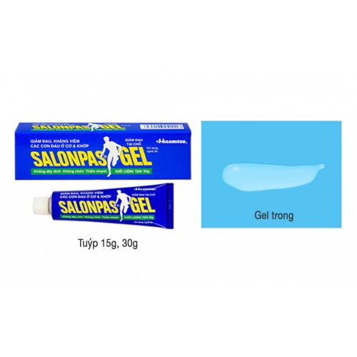 Salonpas Gel HISAMITSU [Tuýp 30gr] - Gel Giảm đau cơ, khớp