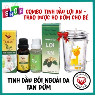 Combo tinh dầu Trầu không + tinh dầu ho đờm Lợi An bé hết sổ mũi khò khè- Tinh dầu ho đờm cho bé Lợi An-Binh_an_2804