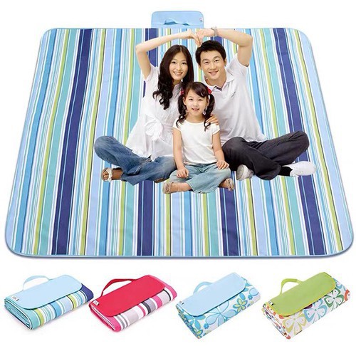 Thảm dã ngoại du lịch đi biển chống thấm nước,dễ lau sạch,Tấm trải picnic cắm trại đi phượt kết hợp tập yoga gấp gọn MM