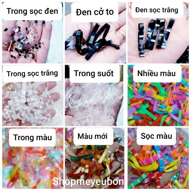 Túi thun cột tóc trong suốt (25g)