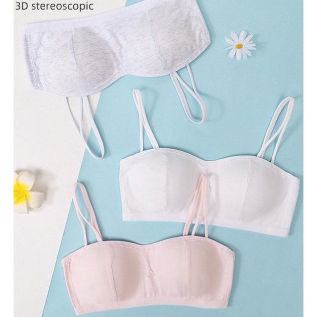 Bra / Áo Lá Cotton Nữ Sinh Đính Nơ Hình Công Chúa Xuất Đông Âu ( A003 ). Hàng Loại Đẹp. | BigBuy360 - bigbuy360.vn