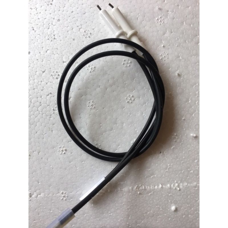 02 dây kim sứ đánh lửa bếp gas âm có dây liền đầu sứ móc cong