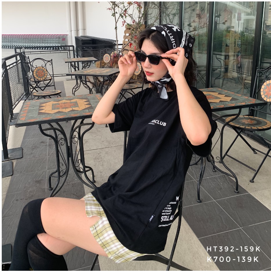 Áo thun/phông cộc tay unisex Mina studio HT392 chất liệu cotton thấm hút mồ hô | BigBuy360 - bigbuy360.vn