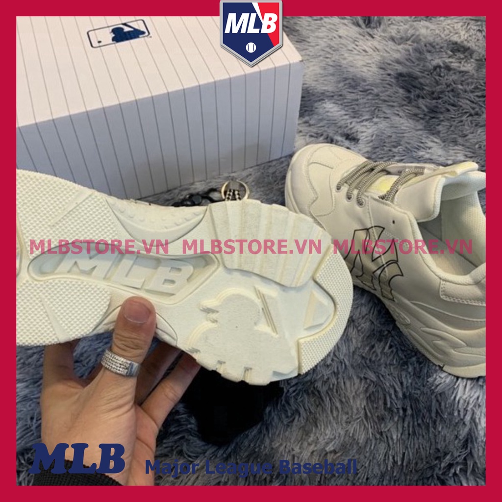 Giày MLB NY Nam Nữ, Giày NY Vàng Thể Thao Sneaker Đế 2 Lớp Tăng Chiều Cao Full Box | BigBuy360 - bigbuy360.vn