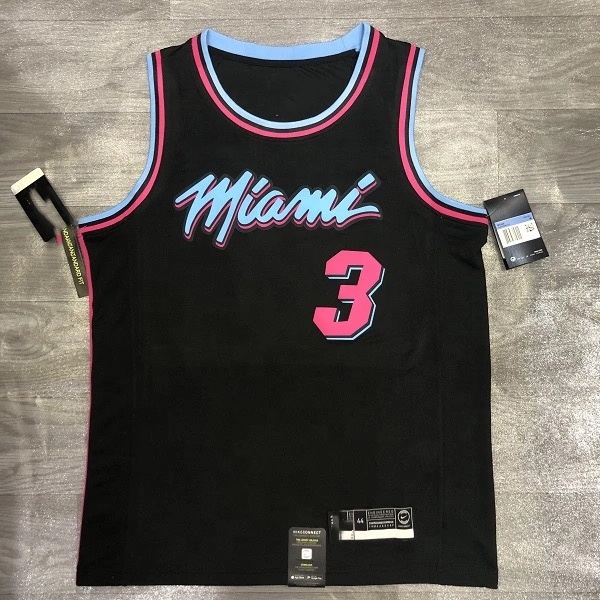 Áo Bóng Rổ Số 3 Jersey 13 Chất Lượng Cao Hàng Mới Năm 2021 New Miami Blue City# Adebayor 22# Jim Butler