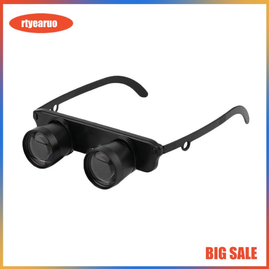 3 In 1 3x28 Magnifier Glasses Style Telescope Outdoor Fishing Optics Binoculars Fishing Game Watching Tackle Device