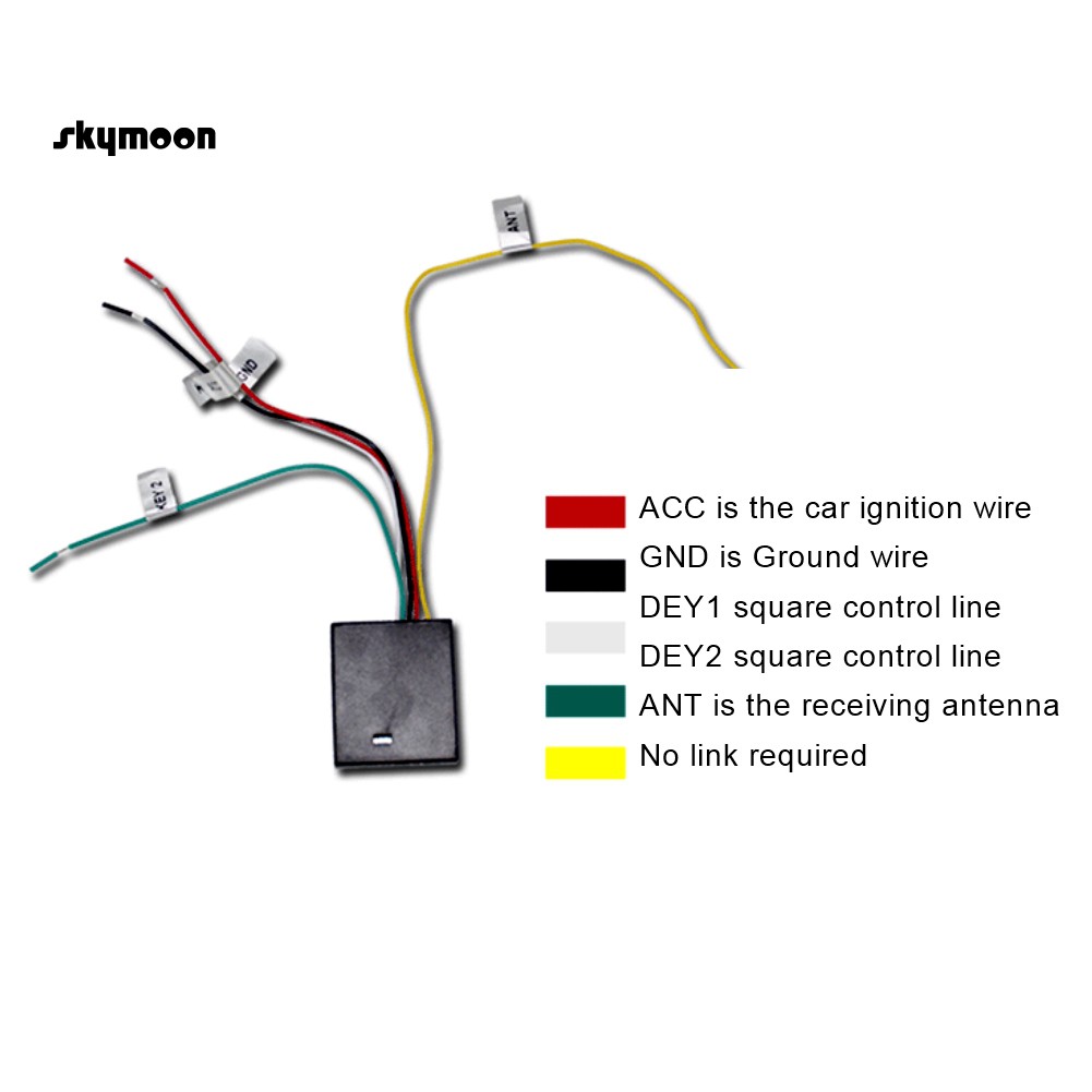 Nút Điều Khiển Từ Xa Không Dây Gắn Vô Lăng Xe Hơi Thông Dụng DVD GPS