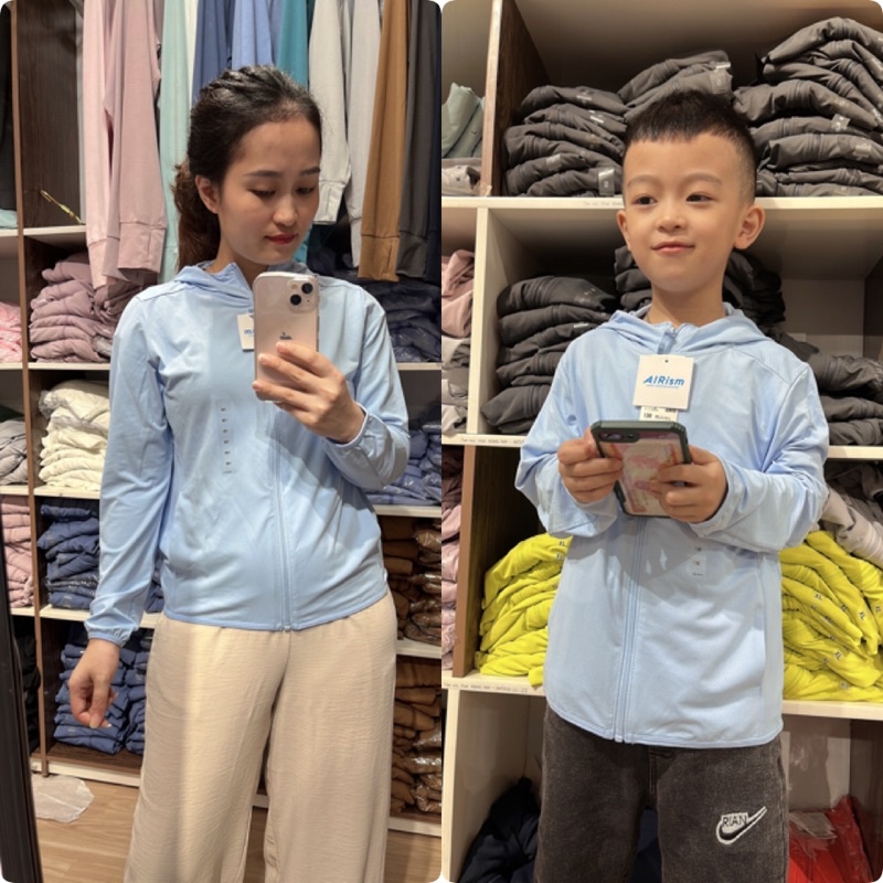 Áo chống nắng kid uniqlo nhâth auth mẫu mới 2022