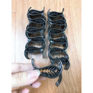 Sỉ 1 vỉ kẹp càng cua 5 răng (12 chiếc)