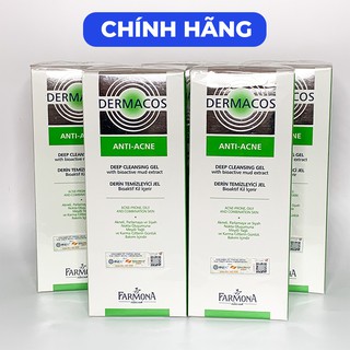 Sữa Rửa Mặt Farmona DERMACOS ⚜️CHÍNH HÃNG⚜️Sữa Rửa Mặt Deep Cleansing Gel - Cho Da Dầu Mụn