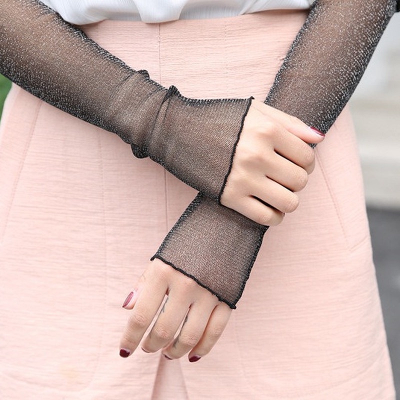 1 Cặp Găng Tay Chống Nắng / Tia UV Bảo Vệ Cánh Tay Thời Trang Mùa Hè Cho Nam Nữ