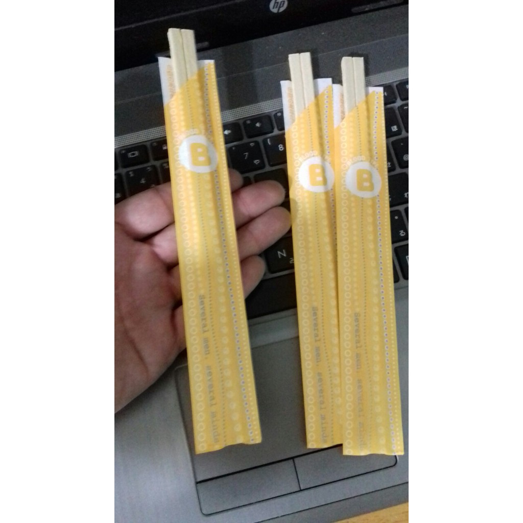 100 Đôi Đũa Gỗ Bao Giấy dùng 1 lần Nhật Bản Xuất Khẩu | BigBuy360 - bigbuy360.vn