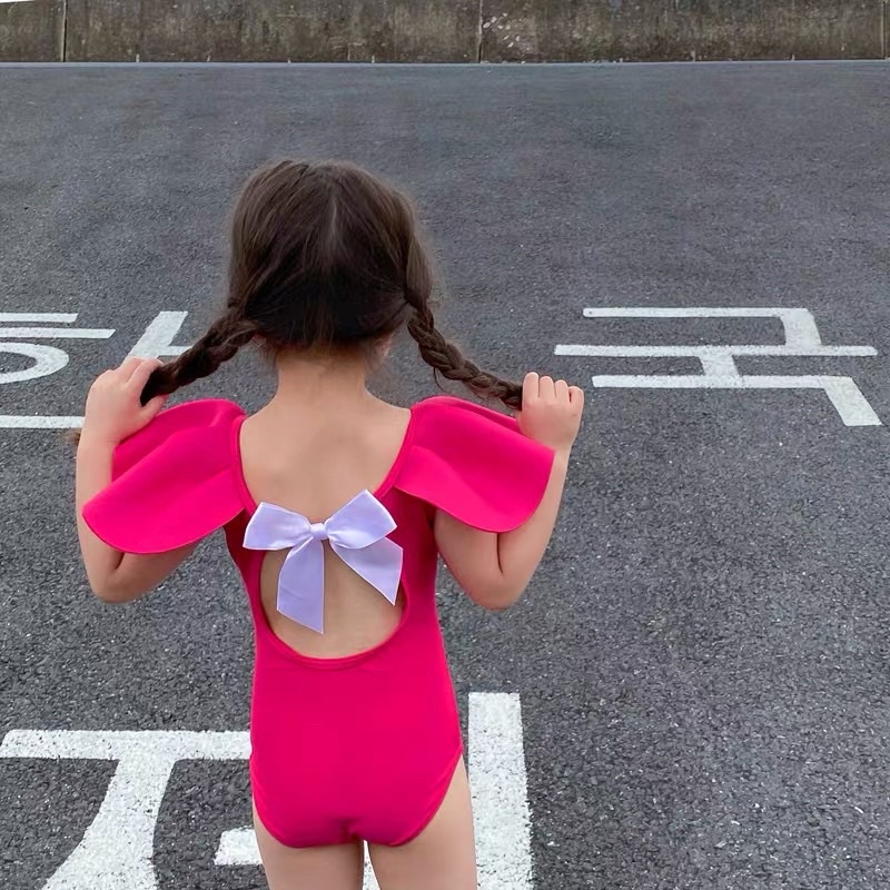 Bikini, đồ bơi, áo tắm cho bé gái, tay cánh tiên, màu sắc hot trend (08-20kg) - TIỆM NHÀ SU