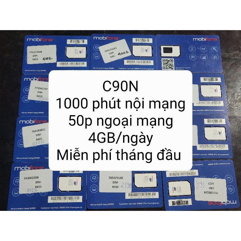 Sim vào mạng Mobifone