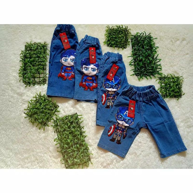 Quần Jean Dài 3 / 4 Có Đèn Led Độc Đáo Cá Tính