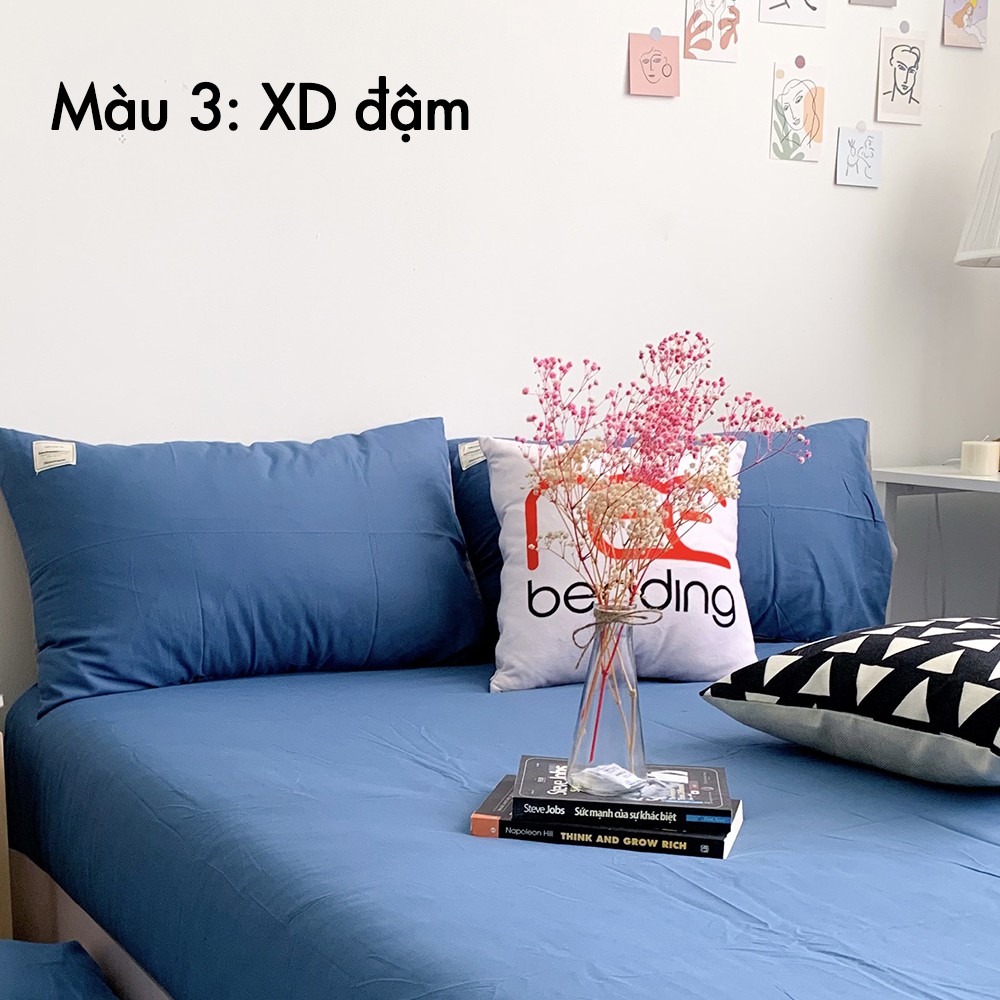 Vỏ gối nằm Cotton TC REE Bedding VN79 kích thước 50x70cm màu trơn Hàn Quốc đơn giản