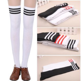 [Order][Sẵn B]Tất dài 3 sọc Hàn Quốc
