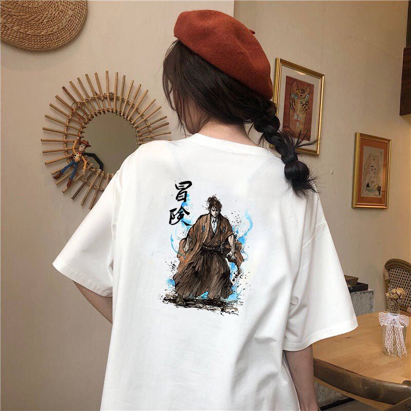 Áo thun nữ tay lỡ form rộng phong cách Nhật Bản đẹp độc lạ vải dày mịn 2020T1675