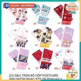 Sỉ 10 Hộp ảnh postcard in hình thần tượng BTS 276k