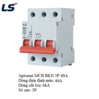 Cầu dao MCB LS BKN - 40A 6kA 3P