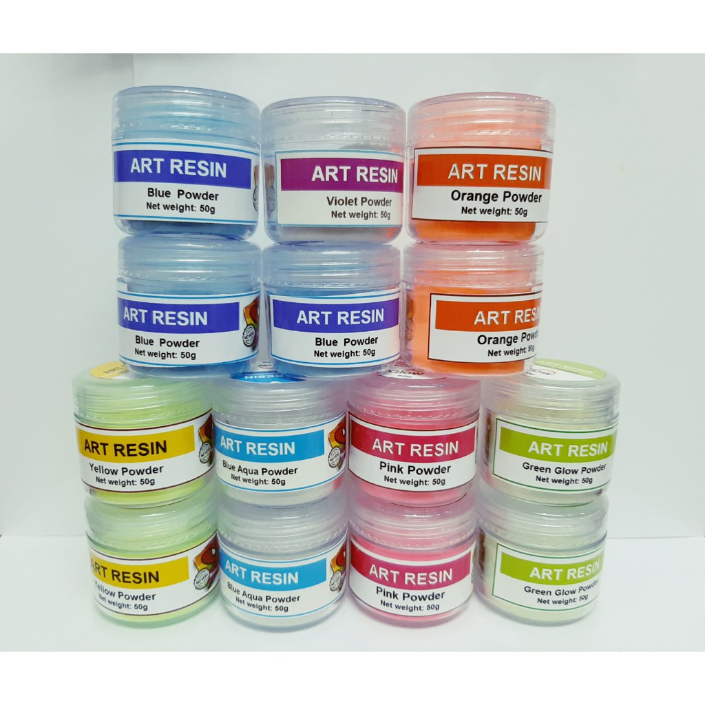 Bộ 6 màu bột Dạ Quang nhập khẩu Đức loại tốt