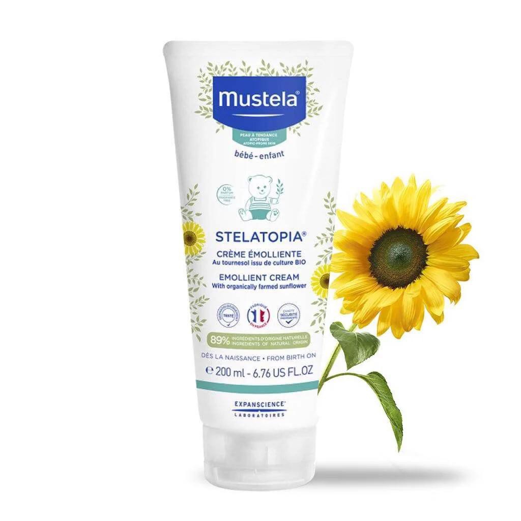 ✅Mustela Kem Dưỡng Da Mặt Và Cơ Thể Cho Trẻ Sơ Sinh & Em Bé Da Chàm Thể Tạng Mustela 200ml