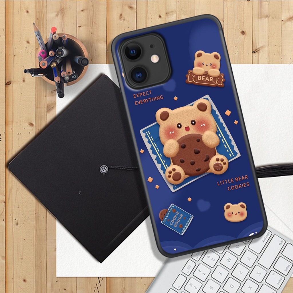 ỐP LƯNG IPHONE 11 - 11 PRO - 11 PROMAX , IN HÌNH GẤU NÂU CHOCOLATE ĐÁNG YÊU.