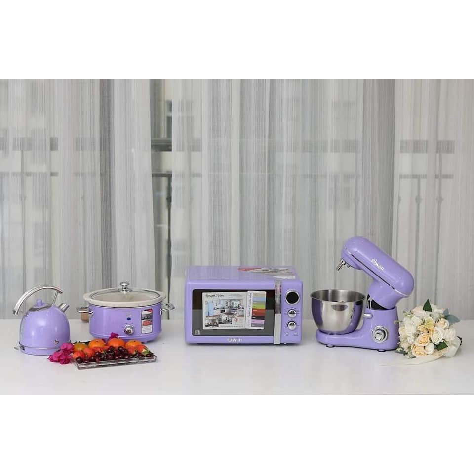 Ấm siêu tốc Swan Retro đỏ - 1,8l 3000w