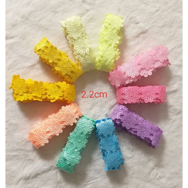 Dây hoa trang trí ,size 2.2cm (dây 2met/6k)