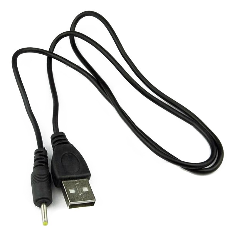 Dây cáp sạc kết nối USB A 2 đầu 2.0-5.5mm