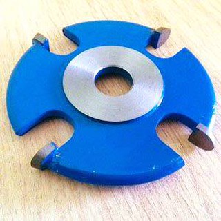 Mũi dao phay gỗ tupy 4 cánh tròn 6mm đánh máy mài cầm tay