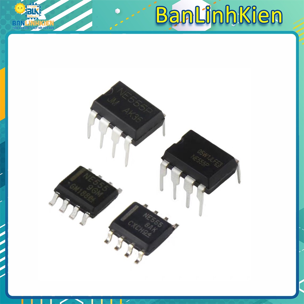 Ic tạo xung NE555 Dip8/ Sop8 | BigBuy360 - bigbuy360.vn