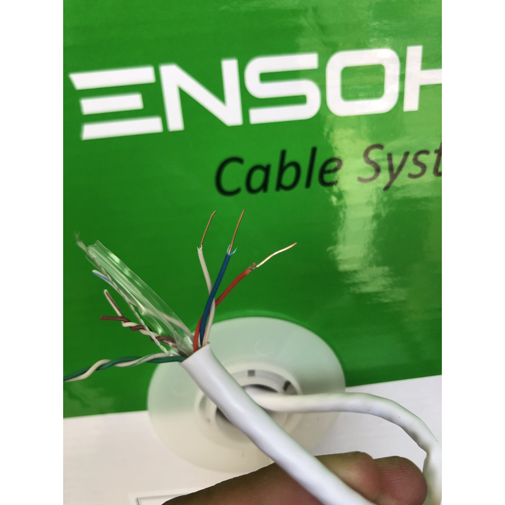 COMBO Dây Cáp Mạng Cat6 ENSOHO thường dùng Hệ Thống Mạng , Tòa Nhà kết lối Thiết Bị Mạng - Dây Cáp Mạng lan Chính Hãng