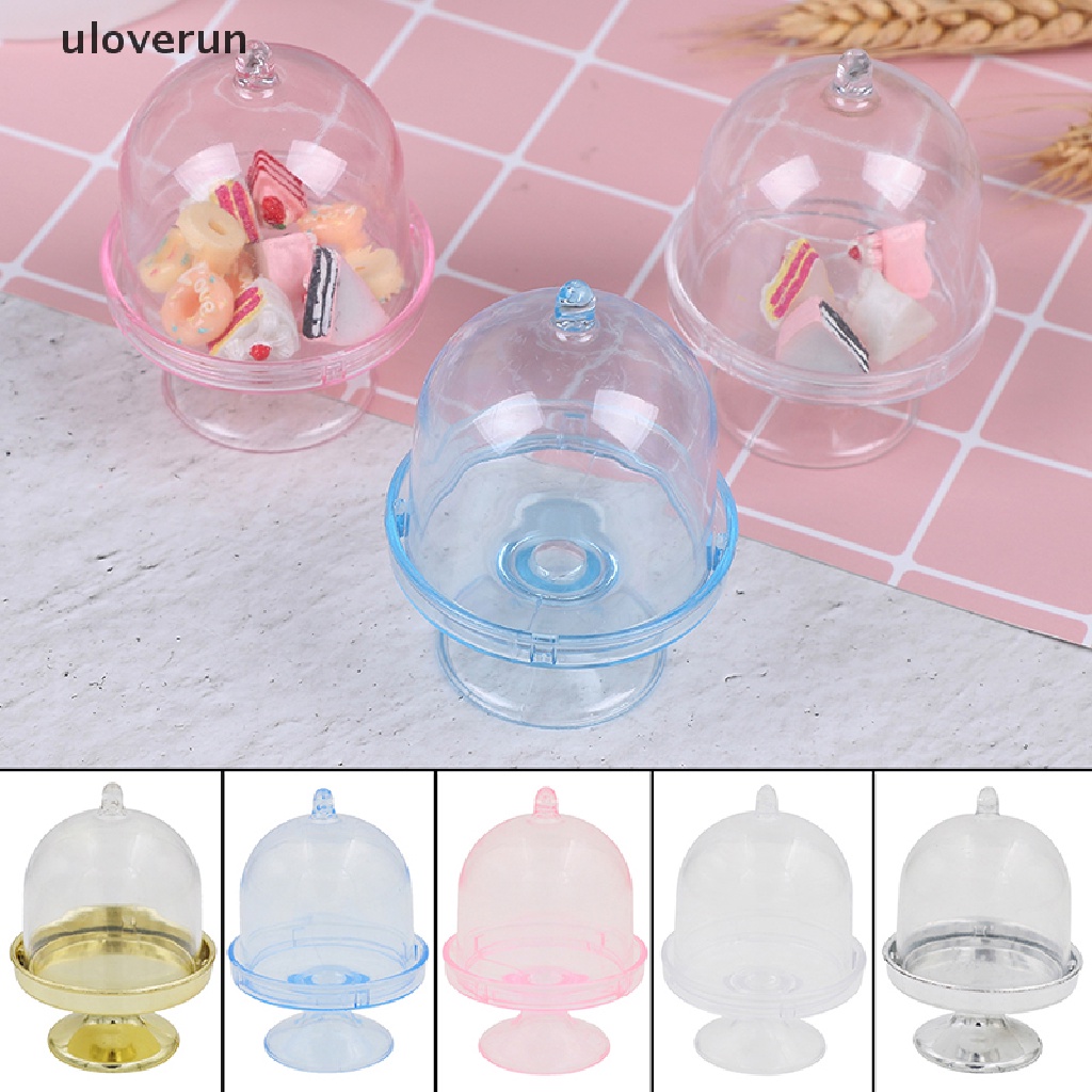 Uloverun Hũ Đựng Đồ Tráng Miệng Mini Tỉ Lệ 1 / 12 Trang Trí Nhà Búp Bê