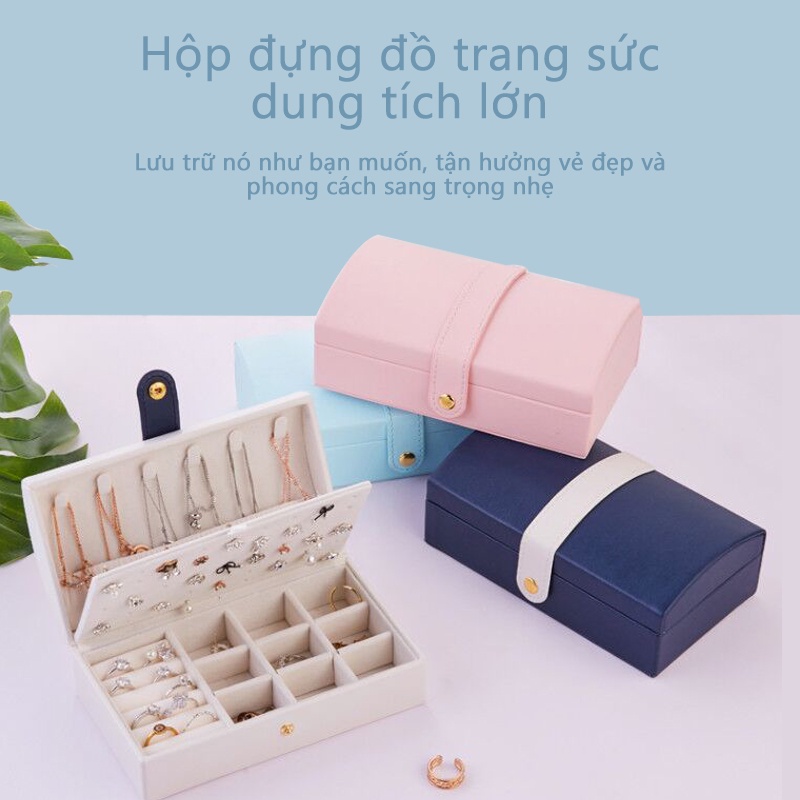 Hộp đựng đồ trang sức hộp sắp xếp đồ trang sức dung lượng lớn nhiều tầng - YA34