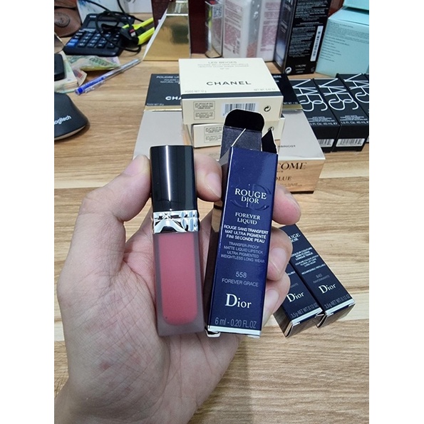 Son môi dior forever liqiid 558 kem