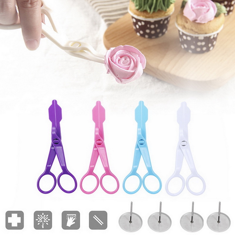 Kéo Nhựa Hỗ Trợ Bắt Kem Trang Trí Bánh