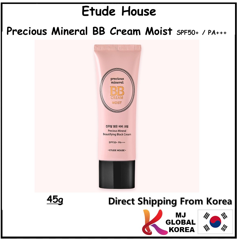 [Etude House] Precious Mineral BB Cream Moist SPF50+ / PA+++, 45 g