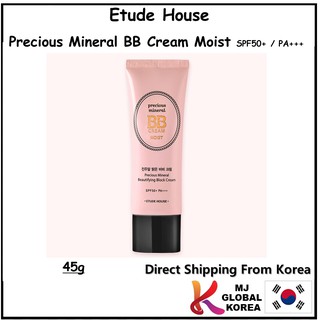 [Etude House] Precious Mineral BB Cream Moist SPF50+ / PA+++, 45 g