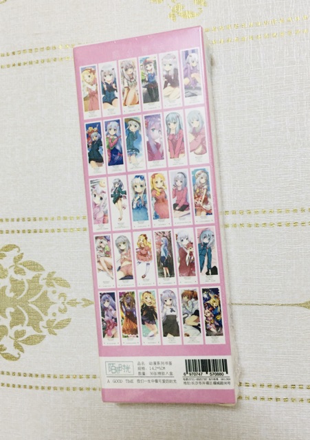 Bookmark anime sagiri 36 tấm khác nhau, đánh dấu trang anime sagiri