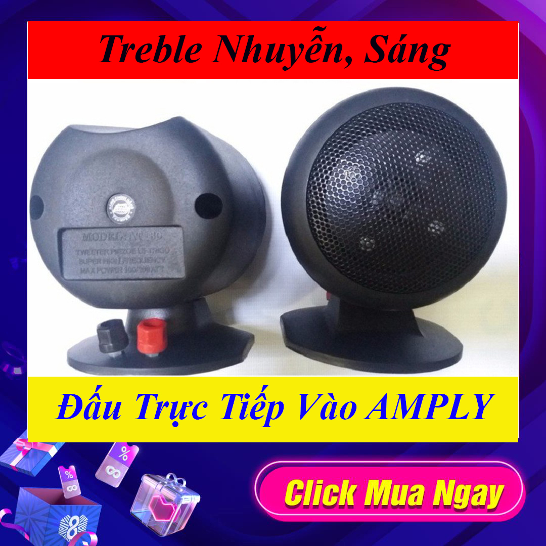 Loa Treble rời Loa tăng cường tiếng Treble Thumper AT-30 cực hay Công suất 50 - 200W