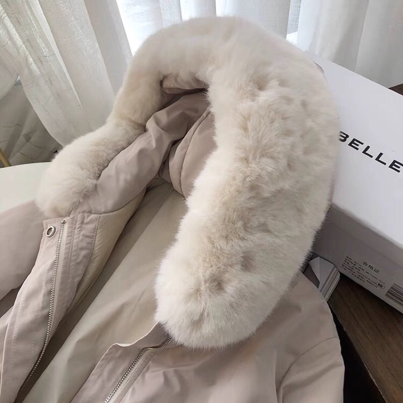 Áo parka mũ lông dày QC loại 1