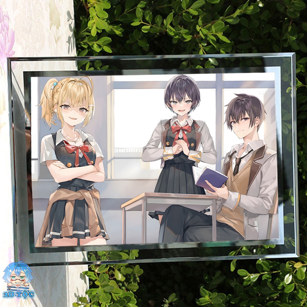 Khung kính A4 Arya-san bàn bên thi thoảng lại thả thính tôi bằng tiếng Nga (1) - để bàn by 2D Tộc Shop