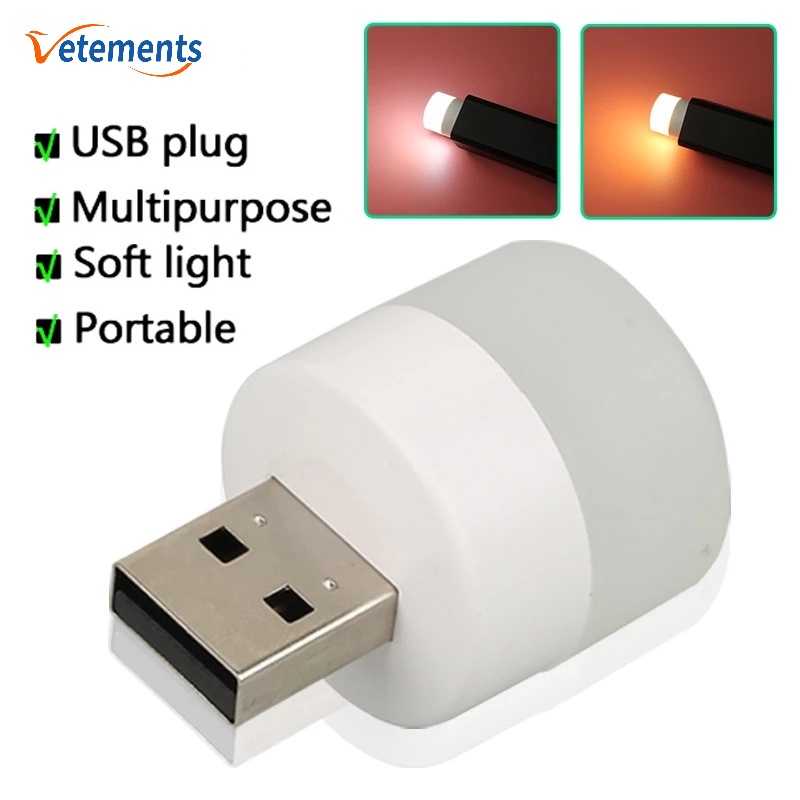 Đèn LED Đọc Sách Bảo Vệ Mắt 2 Màu Sạc USB Có Độ Sáng Cao