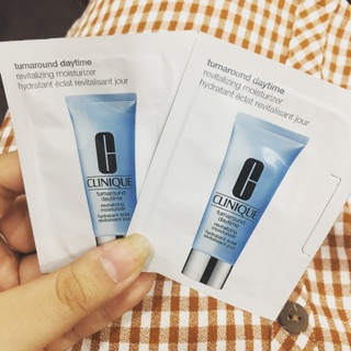 Sample mẫu thử Kem dưỡng CLINIQUE Turnaround Daytime Revitalizing Moisturizer